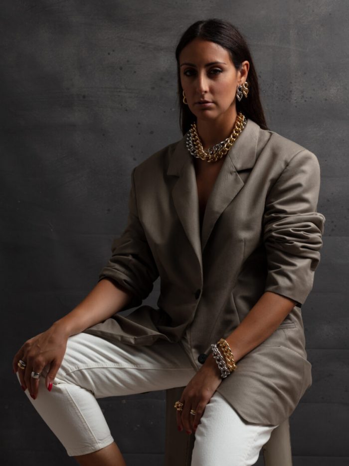 Elisa Taviti brand Rasna gioielli in Argento
